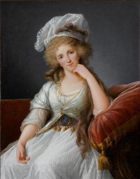 eisabeth Vige-Lebrun Luisa Maria Adelaida de Borbon Penthievre France oil painting art